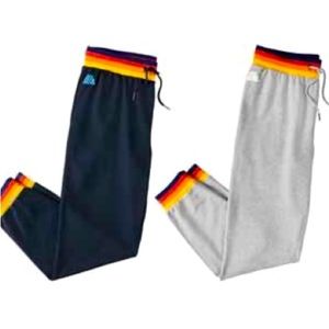 Aldi gear Joggers Sz Large gray with Aldi rainbow NWT